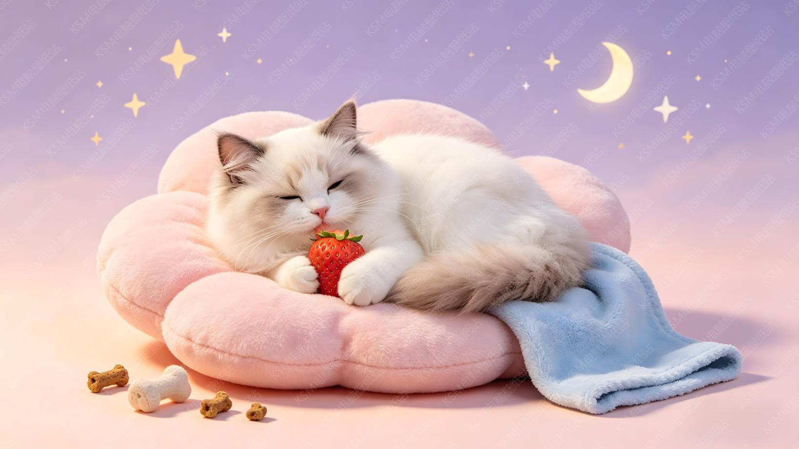 月夜布偶猫