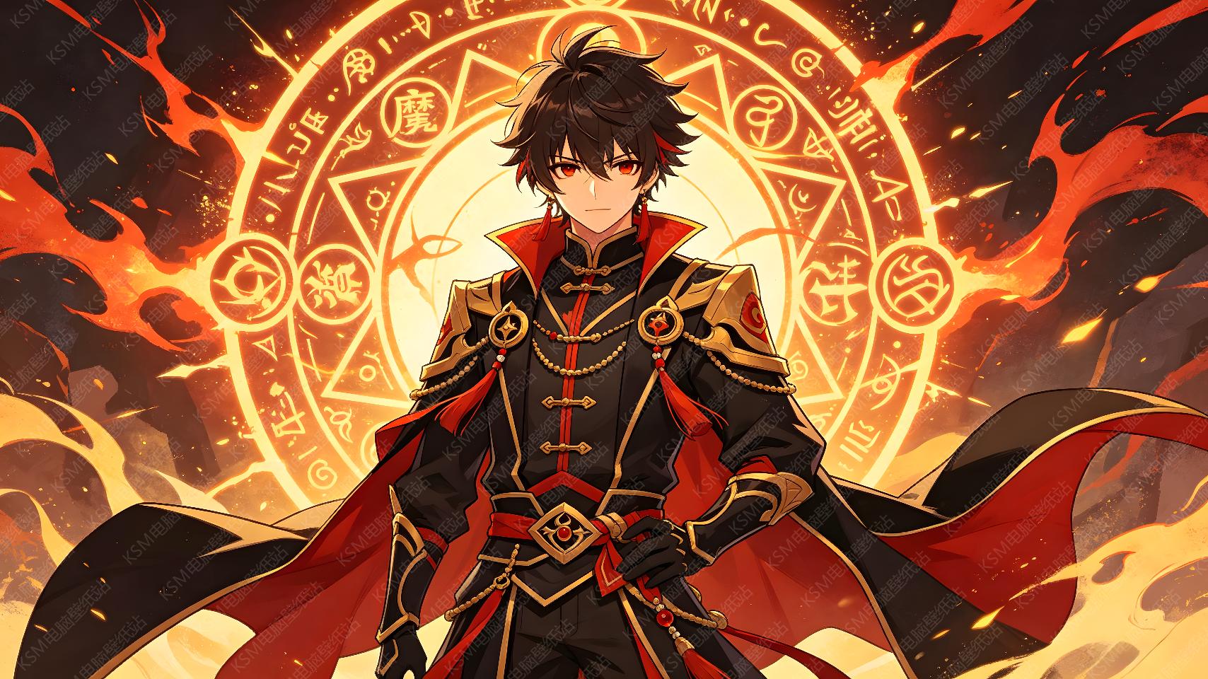火焰魔法少年