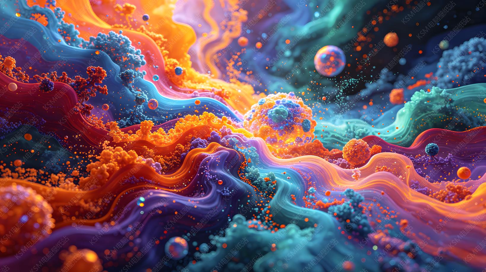 星云流体艺术