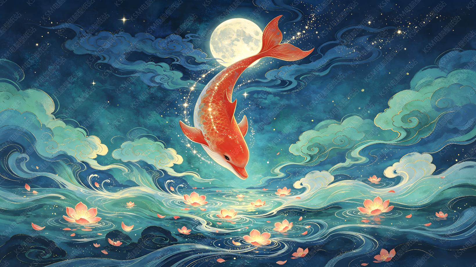 月下红豚