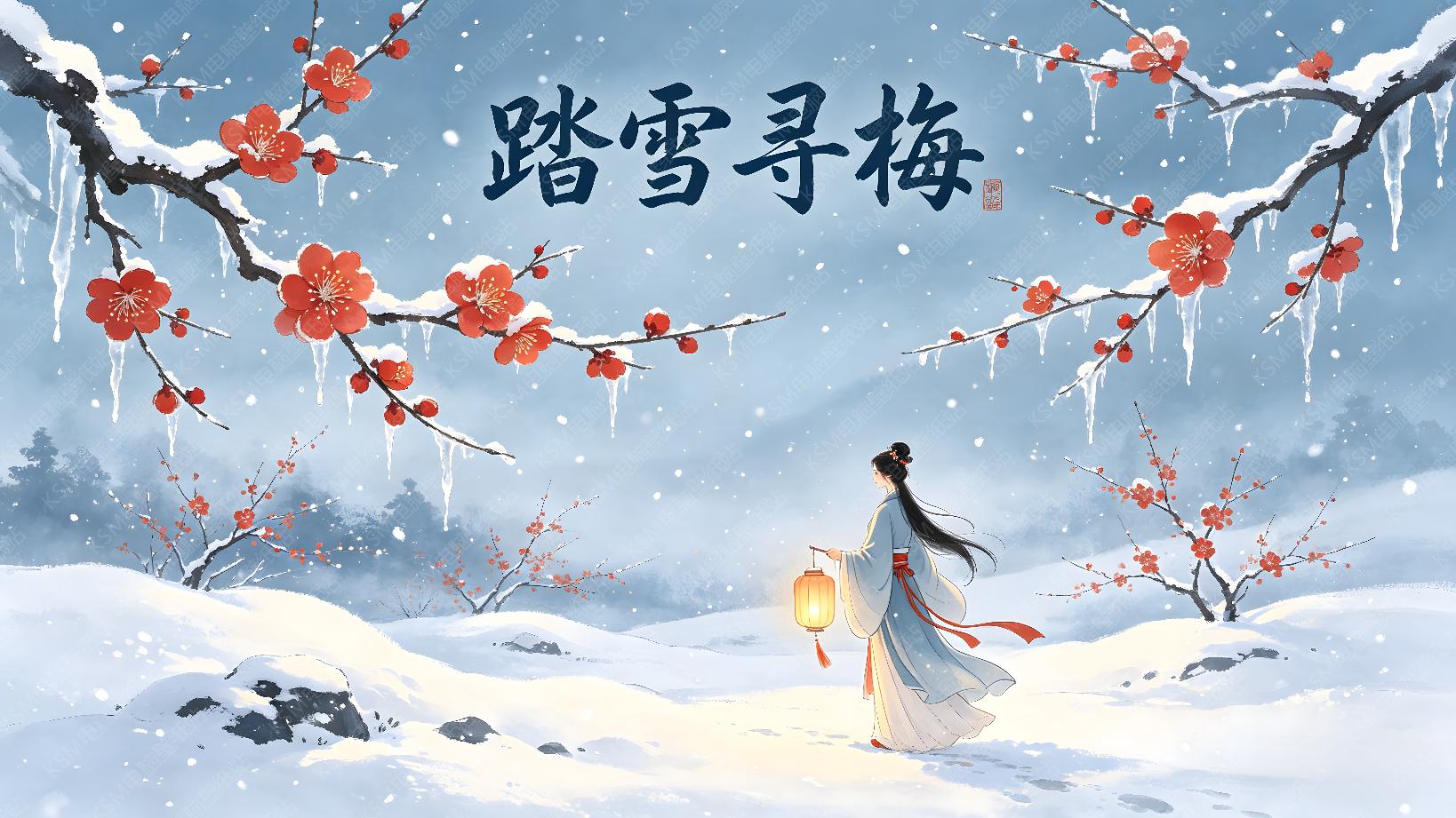 踏雪寻梅