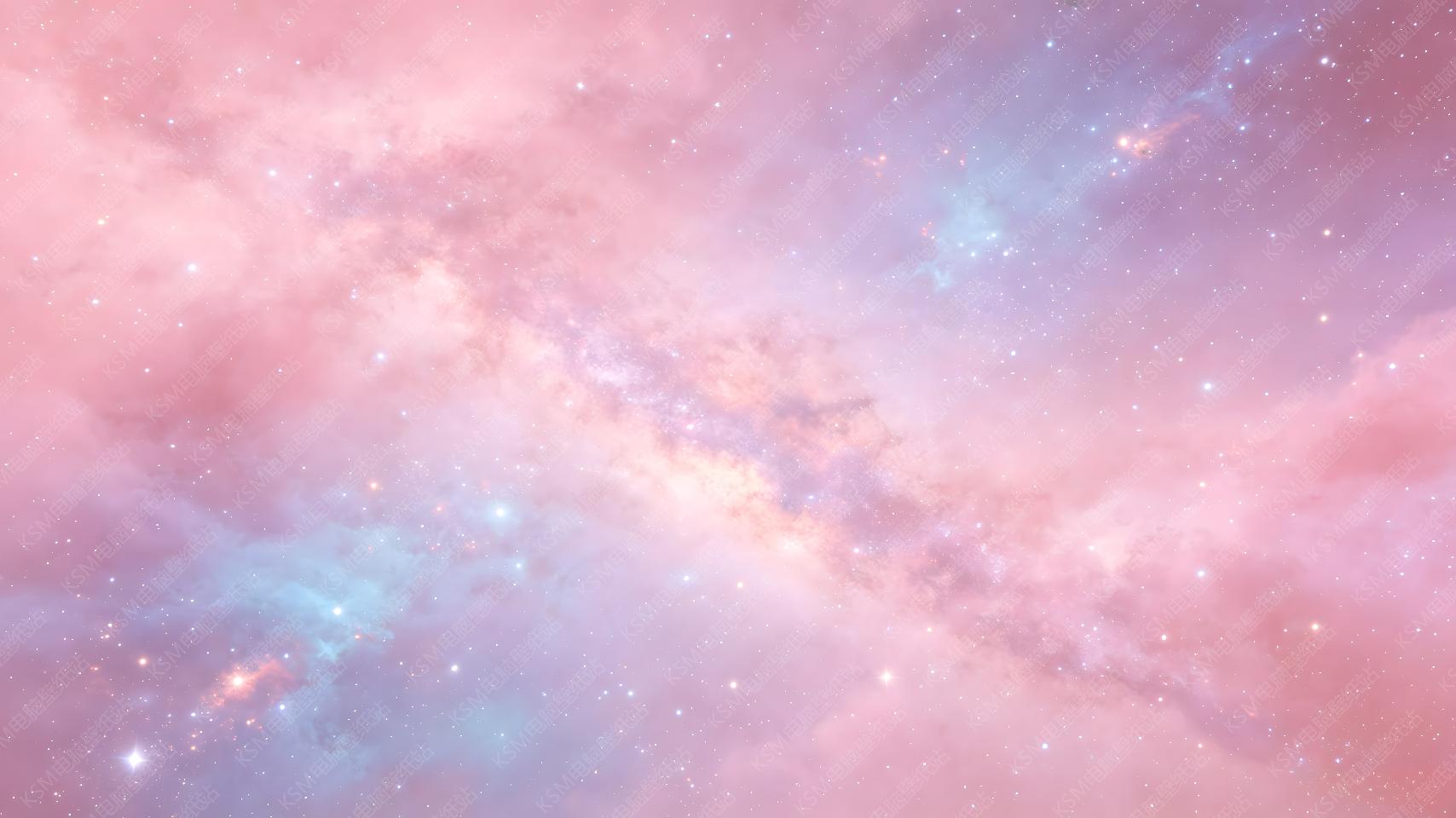 粉蓝星河