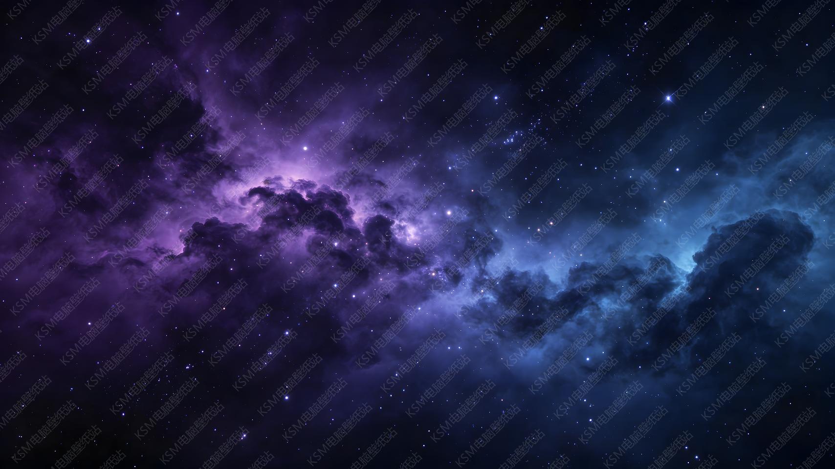 紫蓝星云
